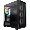 PC-kotelo Montech X5 Midi Tower musta ATX 3x 140 mm:n tuuletin