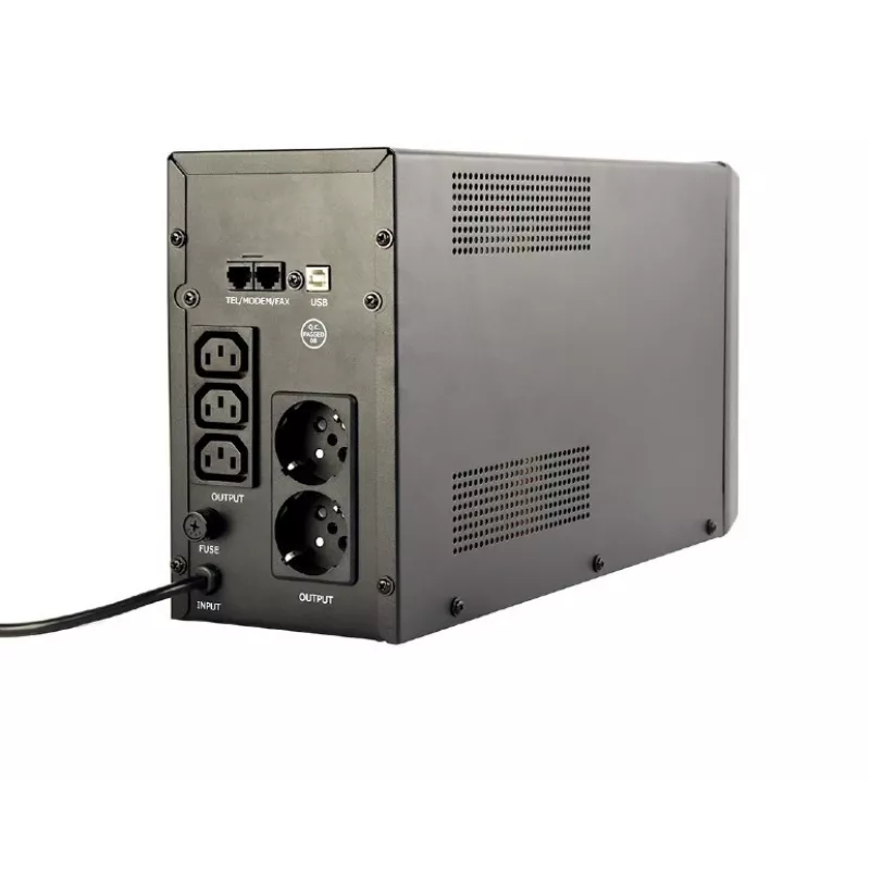 Gembird EG-UPS-035 UPS (keskeytymätön virransyöttö) Line-Interactive 2 kVA 1200 W 5 AC-lähtöä