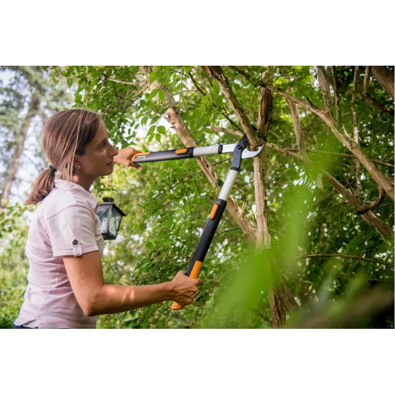 Fiskars SmartFit teleskooppioksasaha 915 mm L86 musta oranssi (1013564)