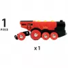 BRIO 33592 paristokäyttöinen juna musta/punainen