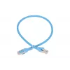 Verkkokaapeli Extralink LAN patchkaapeli Kat.6A RJ-45 Cat6a 0,5 m sininen