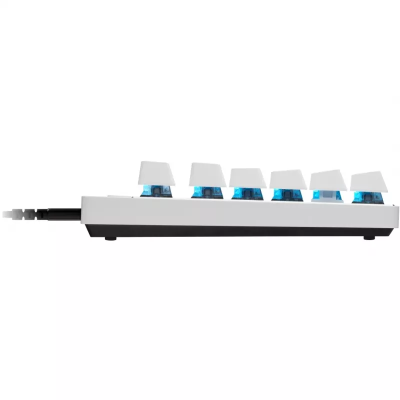 Logitech G PRO X TKL RAPID pelinäppäimistö, QWERTZ-asettelu, valkoinen (920-013240)