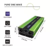 Qoltec Monolith virtasovitin/invertteri auto 5000 W vihreä