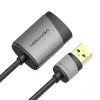 Vention USB-ulkoinen äänikortti 0,15M harmaa metalli Type