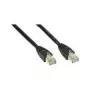 Wentronic Goobay CAT 5e liitäntäkaapeli, U/UTP, musta, 15 m – CCA-kuparisekoitus (68646)