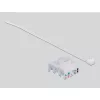 Delock - modulaariadapteri - DIN-kiskoon asennettava - CAT 6a - STP - harmaa - 1 liitäntä (86014)