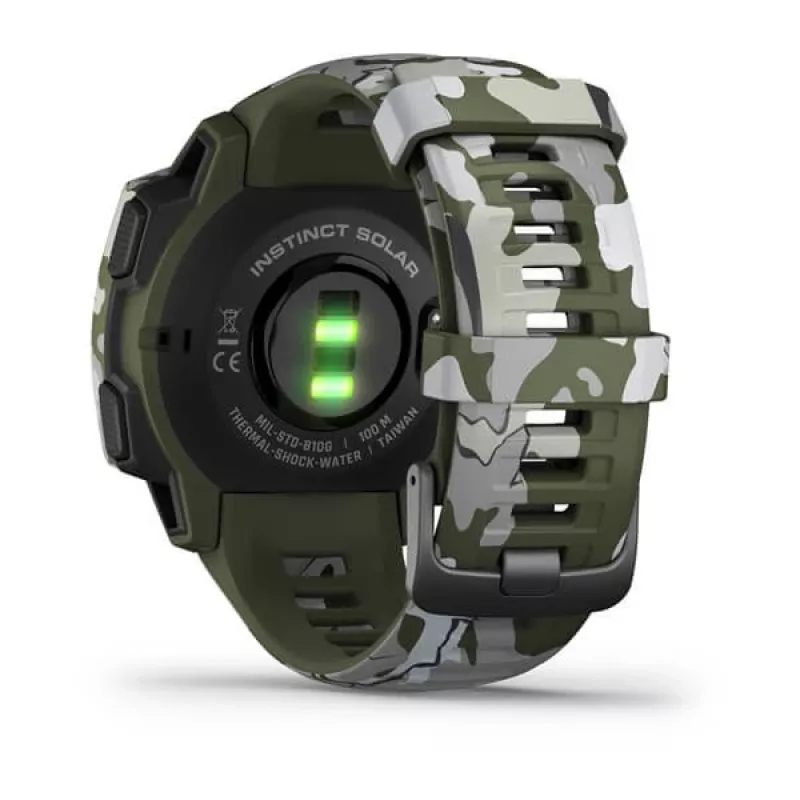 GPS-kello Garmin Instinct Solar Camo Edition maastokuvio