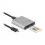 Kortinlukija DeLOCK 91751 USB 3.2 Gen 1 Type-C hopea