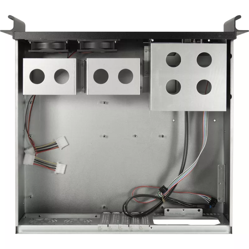 Palvelinkehikko Inter-Tech 3U-K-340L musta ATX 60 mm:n tuuletin