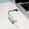USB-A/-C - 2,5G Ethernet-sovitin, harmaa