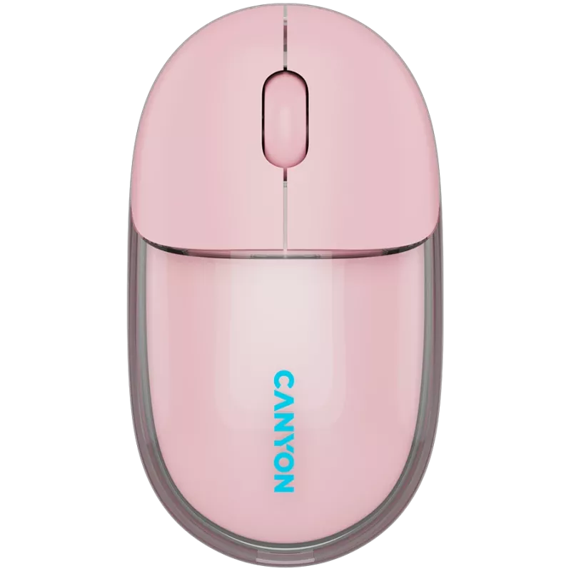 CANYON hiiri OnClick 24 BT/langaton läpinäkyvä/pinkki
