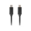 USB-C – USB-C -kaapeli LANBERG CA-CMCM-32CU-0010-BK — USB 3.2 Gen 2, 1 m, musta, 100 W latausteho, 4K-video