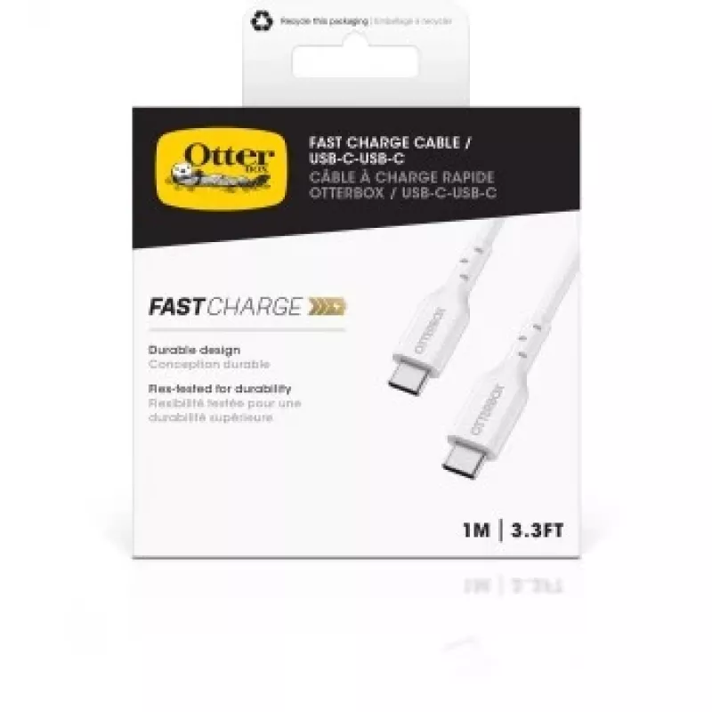 USB-C–USB-C-kaapeli OTTERBOX 78-81359, 24-pin, 1 m, 3 A