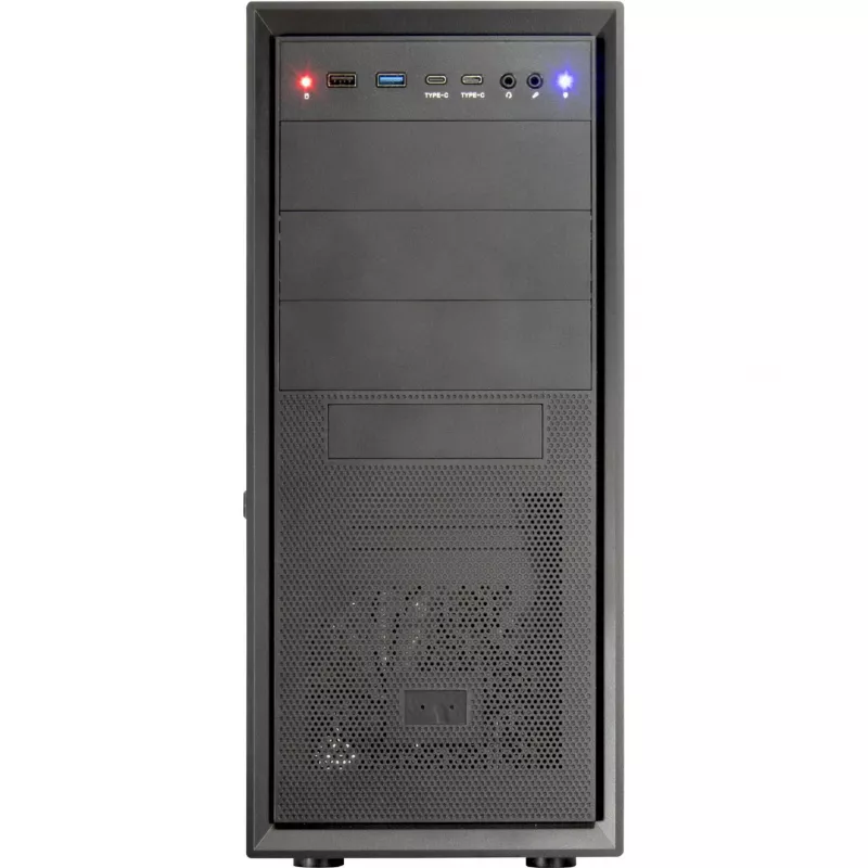 Tietokonekotelo Inter-Tech ATX IT-8862 Plaid, väri musta