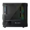 Tietokonekotelo Logic Concept Portos Mini ARGB Micro ATX musta