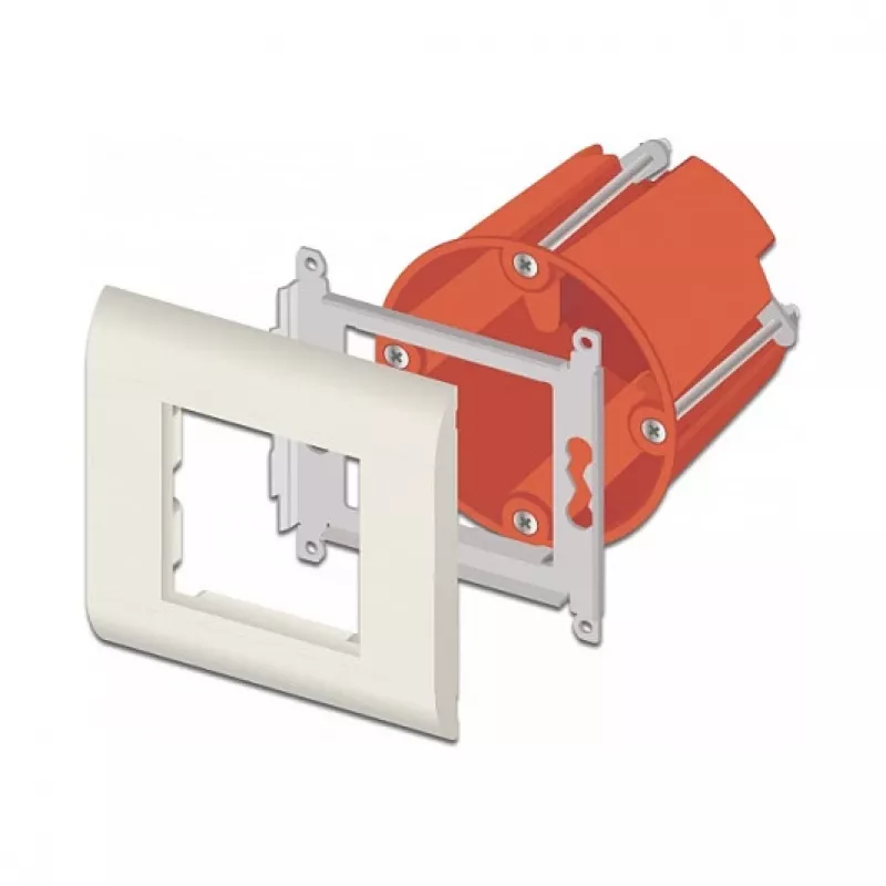 Moduulipidike DeLOCK Easy 45 80x80 mm valkoinen