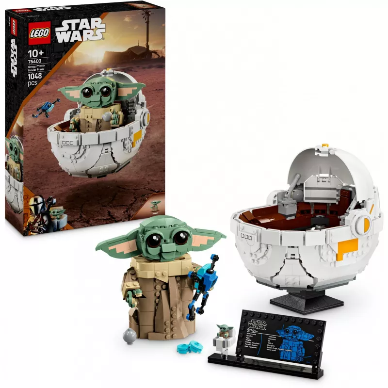 LEGO STAR WARS 75403 Grogu ja leijuvat lastenvaunut
