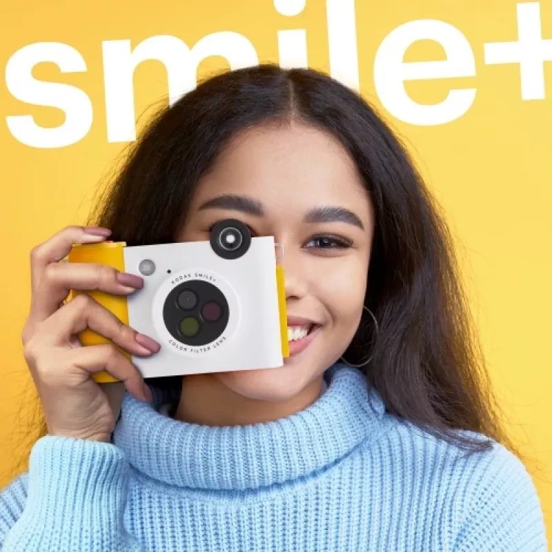 Kodak SMILE+ pikakamera, 2x3 tuumaa, valkoinen