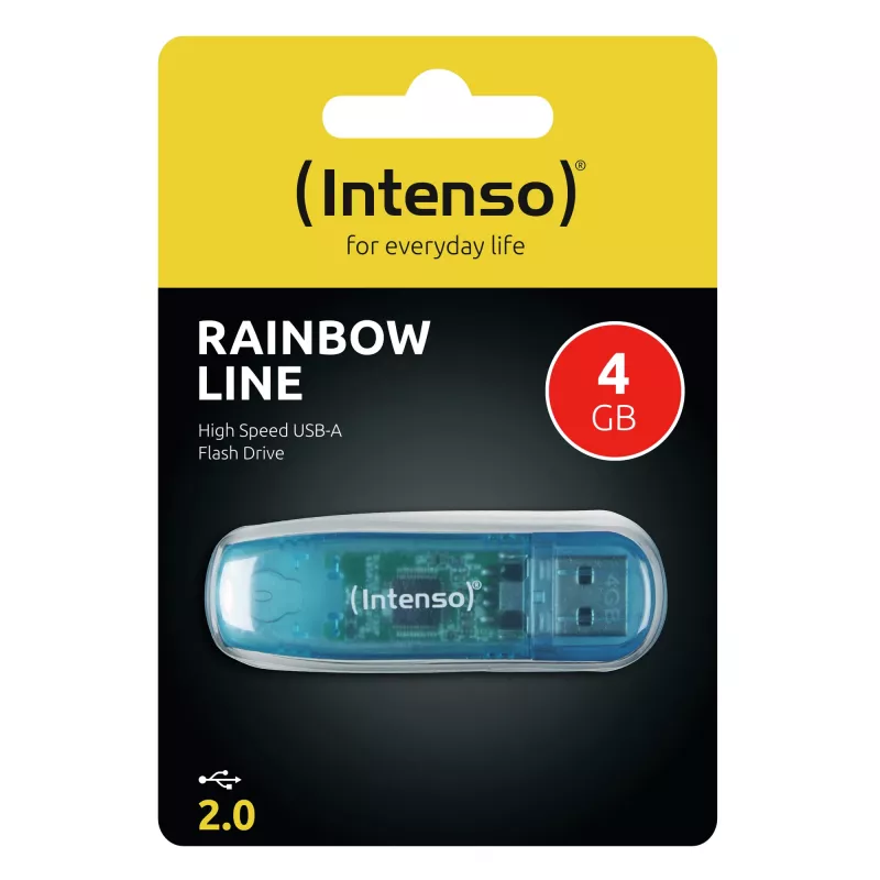 USB-muistitikku Intenso 4 GB USB Type-A 2.0 sininen