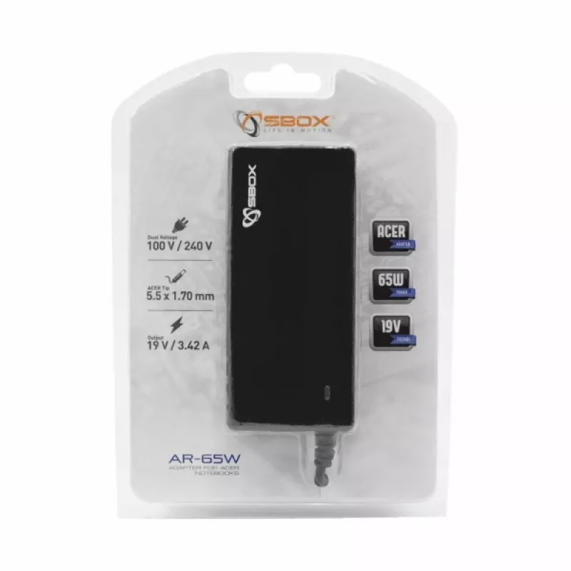 Sbox sovitin Acer-kannettaville AR-65W