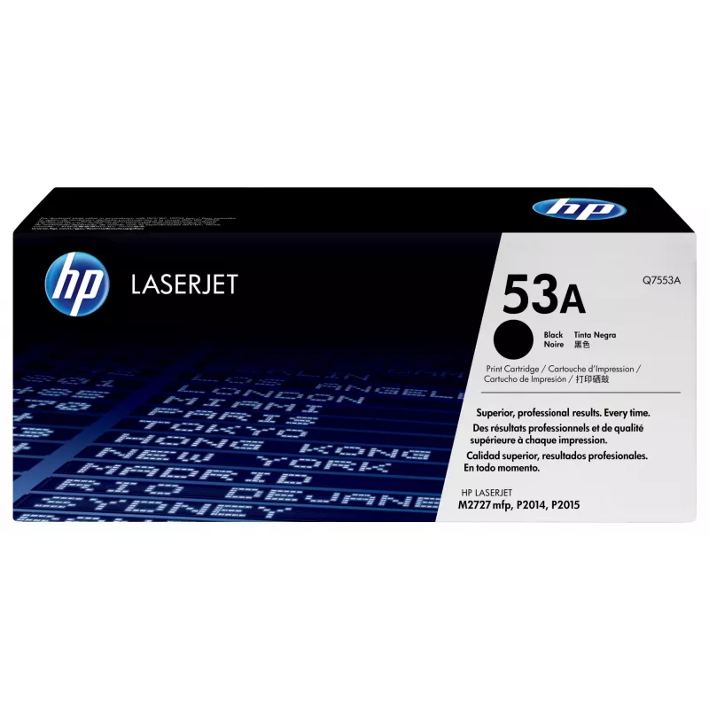 Värikasetti HP Cartridge No.53A musta Q7553A 3000 sivua