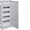 Hager Volta VU48NE uppoasennettava jakokeskus, 4 riviä, 48 moduulia, IP30, metalliovi, 348×755,5×98 mm, valkoinen