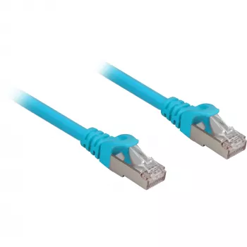 Patch-kaapeli RJ45 Cat.6a SFTP (sininen, 2 metriä, LSOH (halogeeniton))