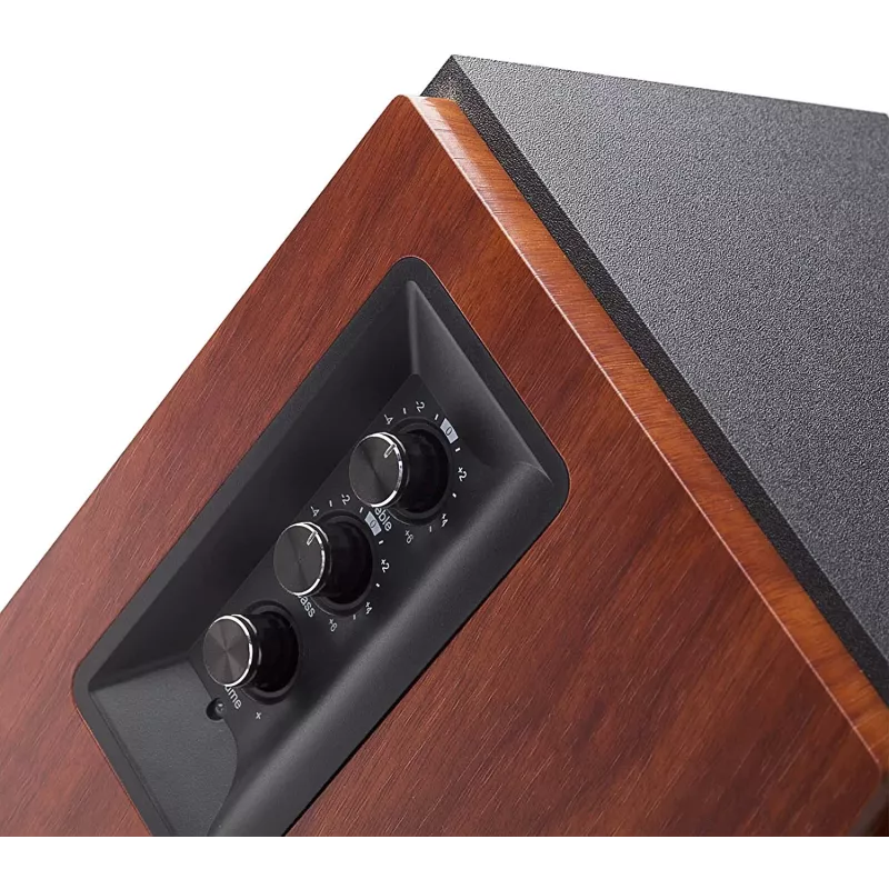 Edifier R1700BTS - kaiuttimet - hyllykaiuttimet - langaton - Bluetooth - 66 wattia (yhteensä) (R1700BTS WOOD)