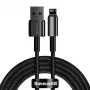 Baseus CALWJ-A01 Lightning-kaapeli 2 m musta 2,4 A