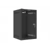 Seinäasennuskaappi LANBERG WF10-2309-10B 9U, 469×280×310 mm, 10 tuuman syvyys, musta, IP20