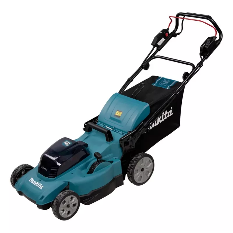 Makita DLM481Z ruohonleikkuri työnnettävä ruohonleikkuri akku musta, sininen, metalli