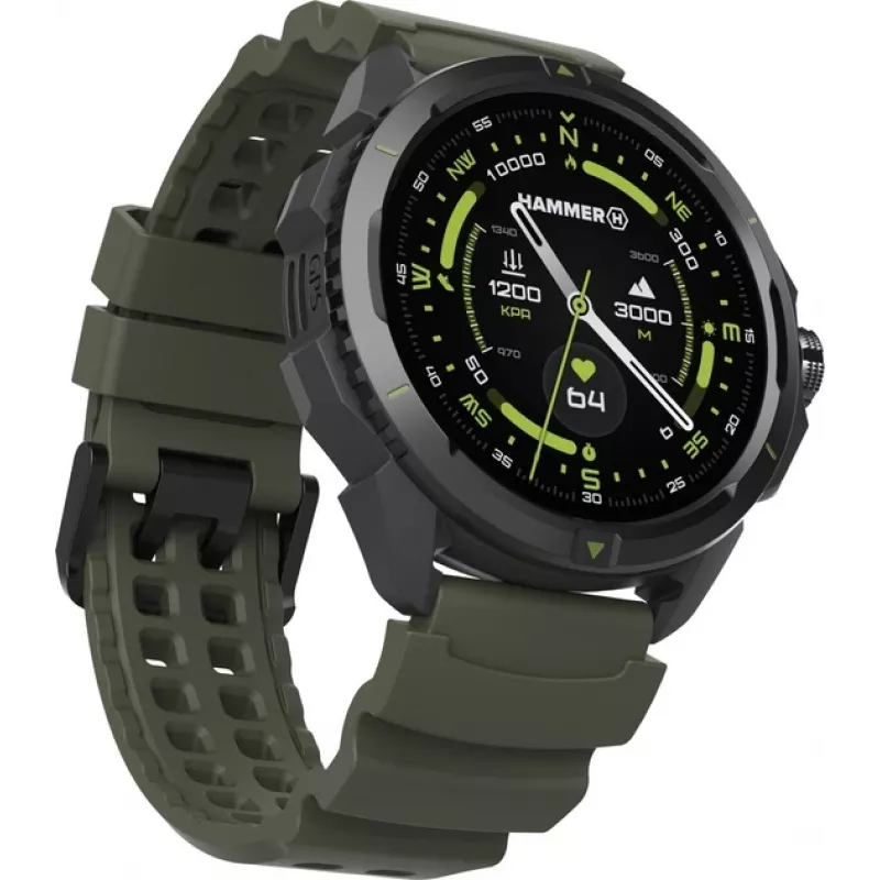 Hammer Watch 2 | Älykello | AMOLED | 1,5 inch | Military Edition