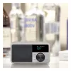 Pöytäradio Sangean DDR-7 Glacier Silver digitaalisella virittimellä ja Bluetoothilla