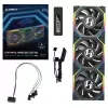 Lian Li UNI FAN SL Wireless LCD 120 musta 3 kpl