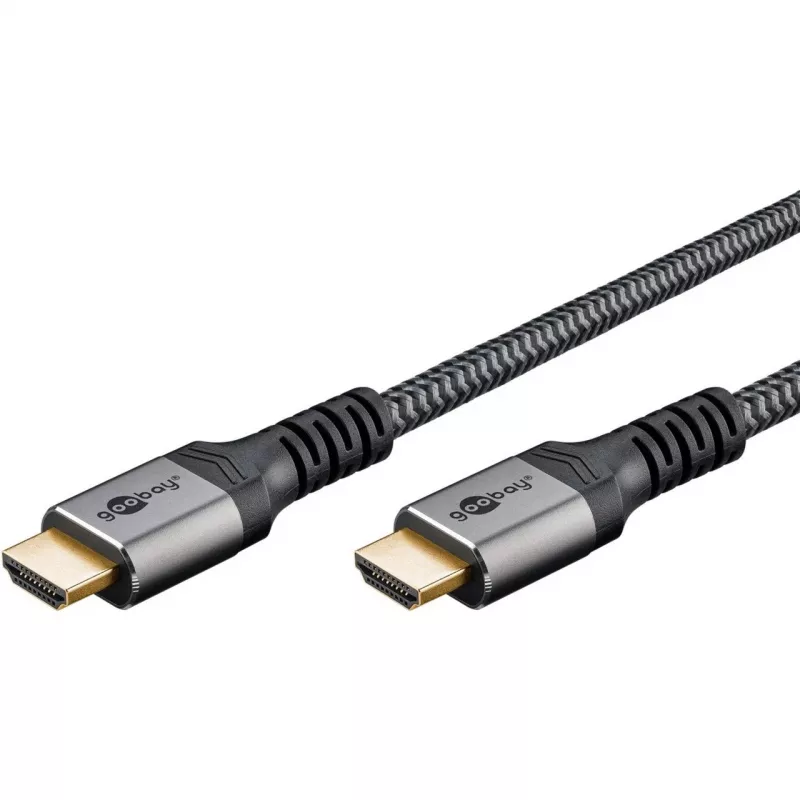 Goobay 65263 HDMI-kaapeli 5 m HDMI Type-A (Standard) harmaa (65263)
