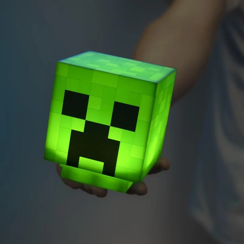 Paladone Minecraft Creeper 3D-muotoilu valaisin PP6595MCFV3 — pöytä-/riippuvalaisin