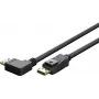 Goobay DisplayPort 2.1 -kaapeli, kulmaliitin, 1 m, 8K 144 Hz, 54 Gbit/s