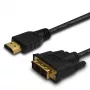Savio CL-139 kaapeli E-sovitin video 1,8 m DVI-A HDMI Type-A (standardi) musta