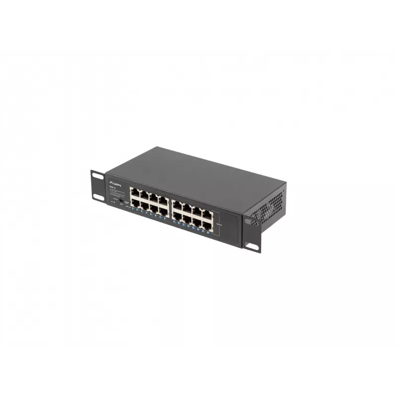 Lanberg-kytkin RSGE-16 Rack 10/19 (16-porttinen 1 Gb)