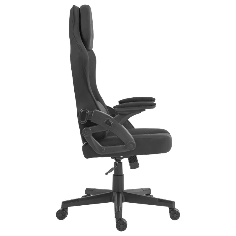 Deltaco DC130 pelituoli Soft Woven Mesh musta (GAM-180)