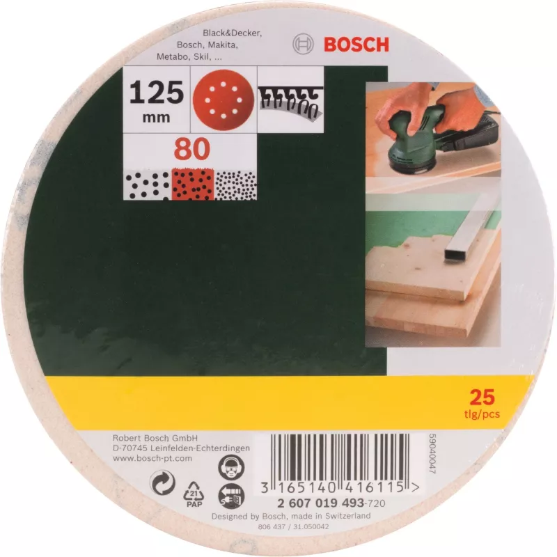 Bosch 2 607 019 493 hiomakoneen lisävaruste 25 kpl