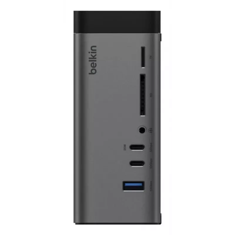 Belkin Connect USB Type-C -keskitin 10000 Mbit/s harmaa