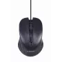 Kaapelillinen Full-Size-näppäimistö Gembird KBS-UM-04 USB QWERTY US-englanti hiirellä, musta, 1,5 m kaapeli