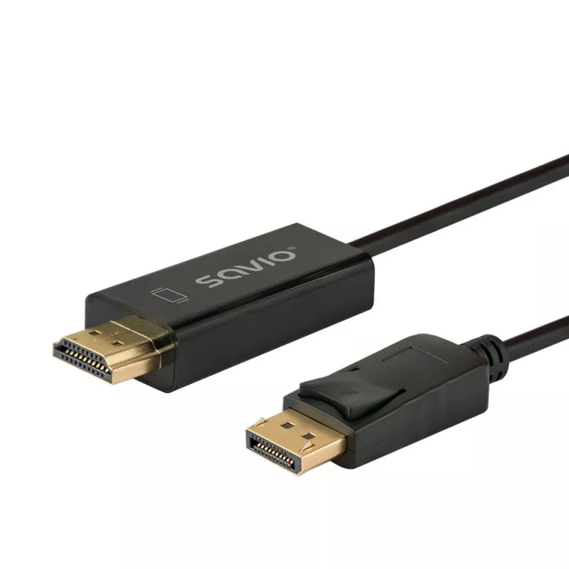 Kaapeli Display Port - HDMI 1,5m, CL-183 Savio SAVKABELCL-183