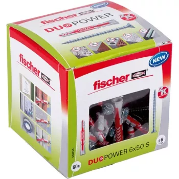 FISCHER DUOPOWER 6x50 S 50 kpl ruuvilla