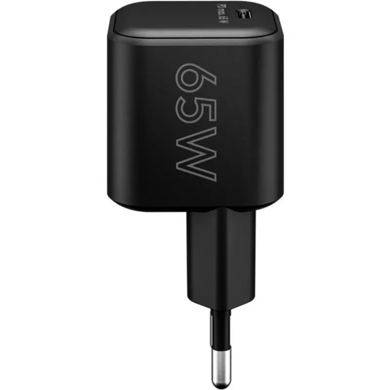 USB-C-lataussarja GOOBAY 74774 – 65 W laturi ja 1 m tekstiilipäällysteinen USB-C-kaapeli