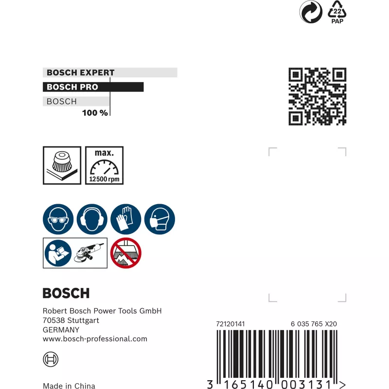 Bosch 1 608 614 020 kulmahiomakoneen tarvike tuppiharja