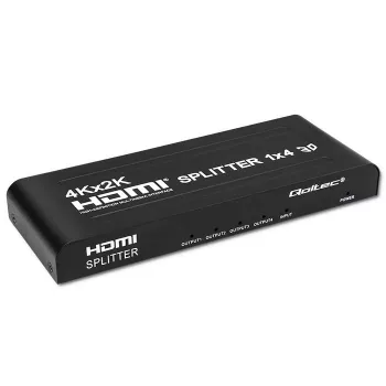 Qoltec 51798 aktiivinen HDMI-jakaja 4 x HDMI 4K x 2K | 3.4Gb/s