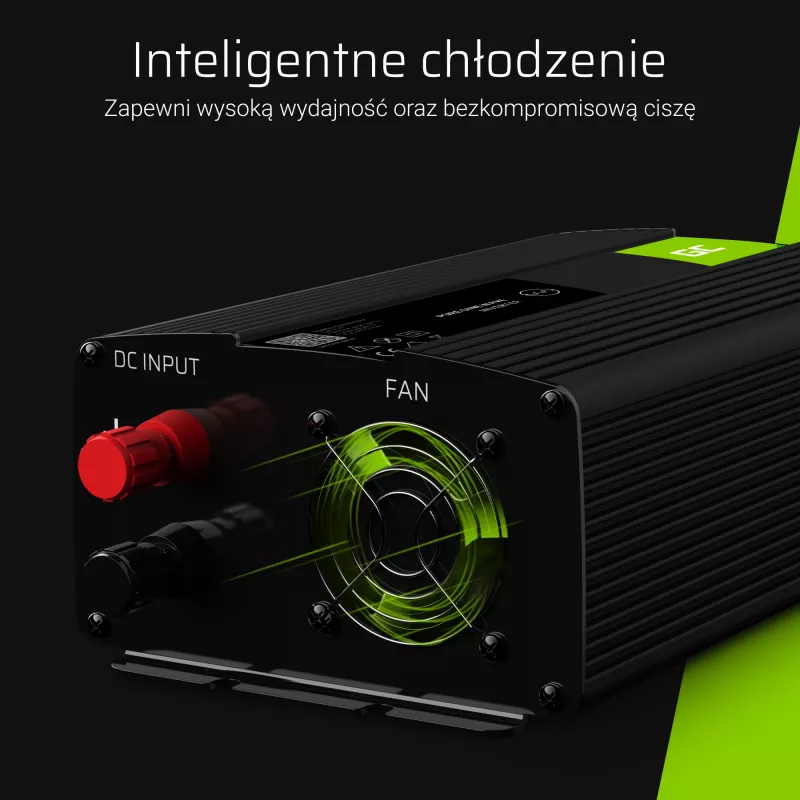 Green Cell® jännitemuunnin 24V–230V 300W musta