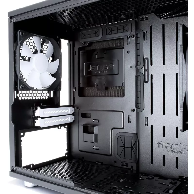 Fractal Design Define Nano S - Window - Tower - ITX - ilman virtalähdettä (ATX) - musta - USB/audio (FD-CA-DEF-NANO-S-BKW)